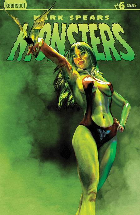 Mark Spears Monsters 6 Comic Mark Spears Vampirella Variant Keenspot Entertainment 2025