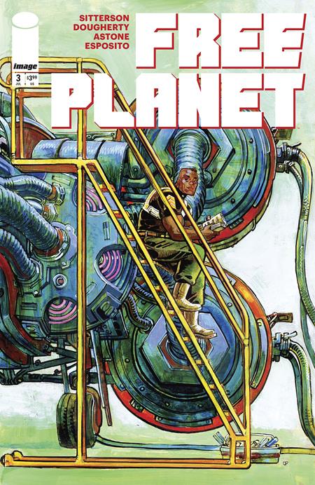 FREE PLANET #3 CVR B JED DOUGHERTY LADDER VAR Image Comics Aubrey Sitterson Jed Dougherty Jed Dougherty PREORDER