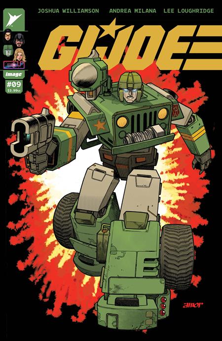 GI JOE #9 CVR D INC 1:25 JOHN AMOR VAR Image Comics Joshua Williamson Andrea Milana, Lee Loughridge John Amor PREORDER