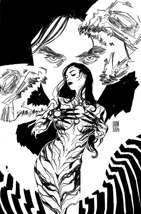 WITCHBLADE #12 (2024) CVR E INC 1:25 DANI B&W VIRGIN VAR Image Comics Marguerite Bennett Giuseppe Cafaro, Arif Prianto Dani PREORDER