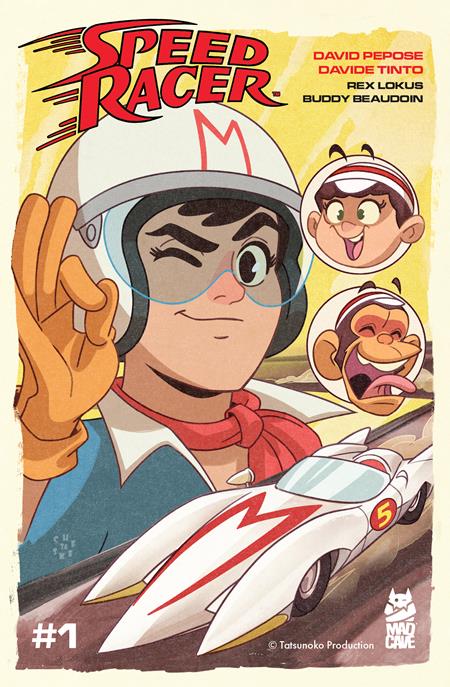 Speed Racer (Mad Cave Studios) 1 Comic Sean Galloway Retro Manga Variant Mad Cave 2025