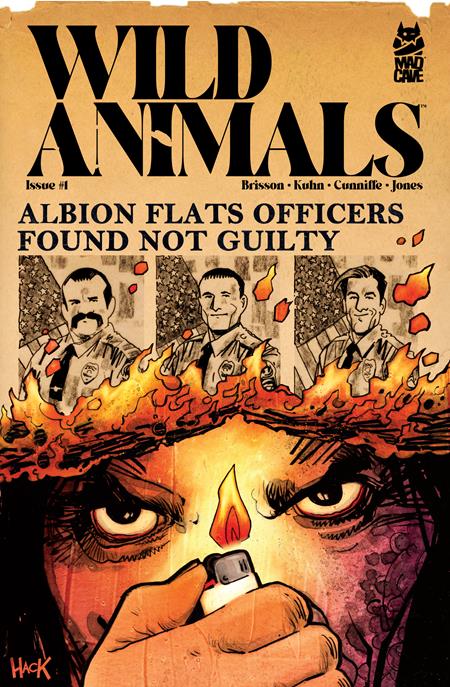 WILD ANIMALS #1 (OF 5) CVR B ROBERT HACK VAR Mad Cave Studios Ed Brisson Andy Kuhn Robert Hack PREORDER