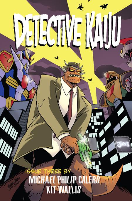 Detective Kaiju 3 Comic Michael Calero Noir Homage Massive 2025