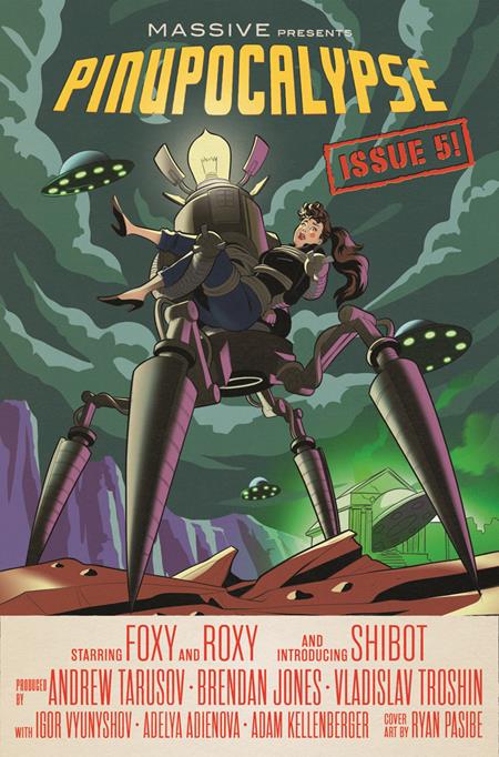 Pinupocalypse 5 Comic Ryan Pasibe Movie Poster Homage Variant Massive 2025