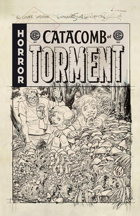 EC CATACOMB OF TORMENT #1 CVR F INC 1:20 TOM FOWLER B&W ARTIST EDITION VAR Oni Press John Acrudi, Marguerite  Bennett, Matt Kindt Patrick Piazzalungo, David Lapham, Dan McDaid Tom Fowler PREORDER