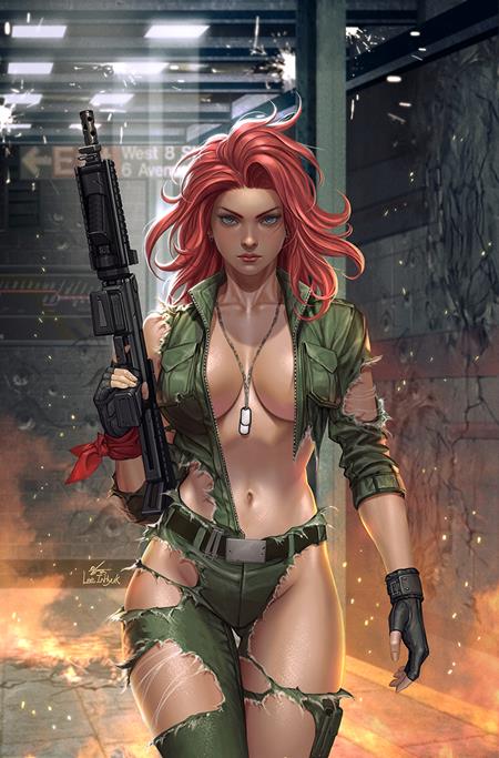 Heat Seeker: Exposed -  A Gun Honey Series 2 Comic Inhyuk Lee Virgin Variant Titan Books 2025