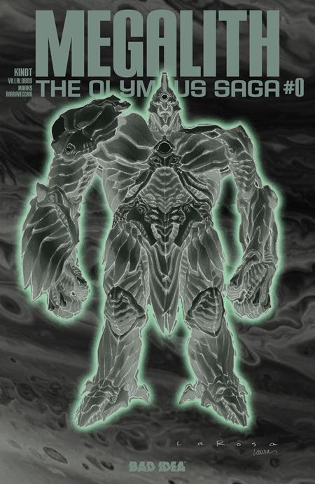 OLYMPUS SAGA MEGALITH #0 (OF 4) CVR D LEWIS LAROSA GLOW IN THE DARK VAR BAD IDEA Matt Kindt Ramon Villalobos, Jonathan Marks Barravecchia Lewis LaRosa  PREORDER