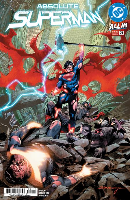 ABSOLUTE SUPERMAN #21 CVR A RAFA SANDOVAL DC Comics Jason Aaron Rafa Sandoval Rafa Sandoval PREORDER