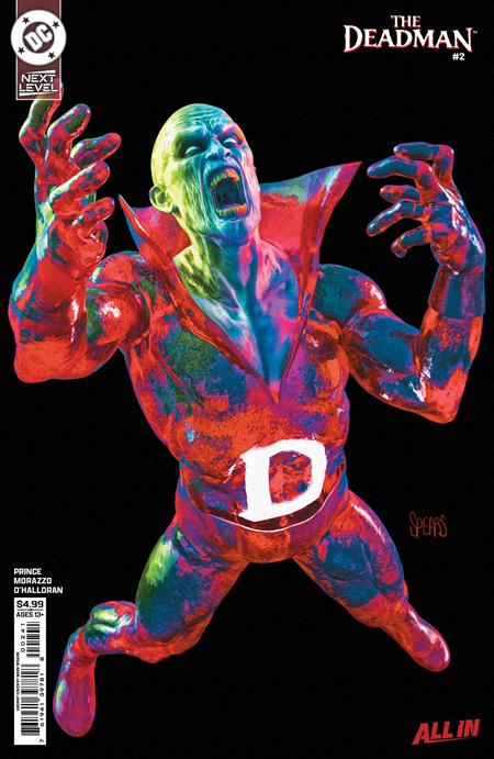DEADMAN #2 (OF 6) CVR D MARK SPEARS CARD STOCK VAR DC Comics W. Maxwell Prince Martin Morazzo Mark Spears PREORDER
