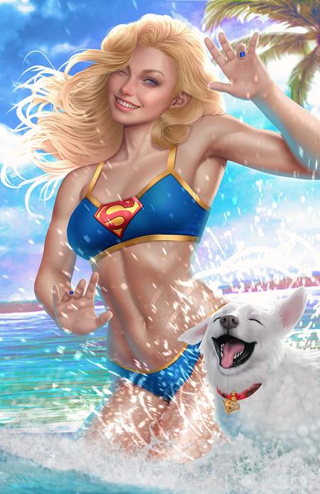 SUPERGIRL #15 CVR E ARIEL DIAZ SWIMSUIT CARD STOCK VAR (THE REIGN OF THE SUPERBOYS) DC Comics Sophie Campbell Sophie Campbell Ariel Diaz PREORDER