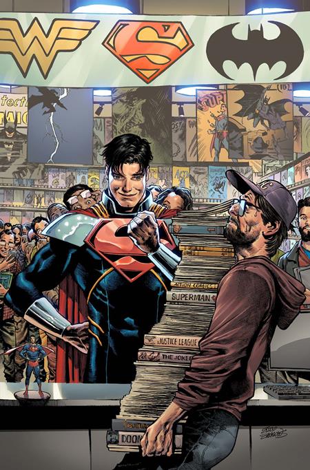 SUPERMAN #40 CVR D EDDY BARROWS CARD STOCK VAR DC Comics Joshua Williamson Dan Mora Eddy Barrows PREORDER