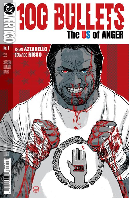 100 BULLETS THE US OF ANGER #1 (OF 8) CVR A DAVE JOHNSON (MR) DC Comics Brian Azzarello Eduardo Risso Dave Johnson PREORDER
