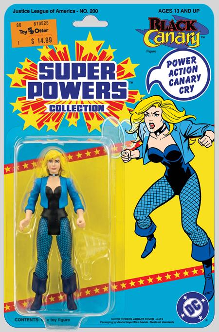 JUSTICE LEAGUE OF AMERICA #200 FACSIMILE EDITION CVR B JASON GEYER & ALEX SAVIUK BLACK CANARY SUPER POWERS ACTION FIGURE VAR DC Comics Gerry Conway Various Jason Geyer PREORDER