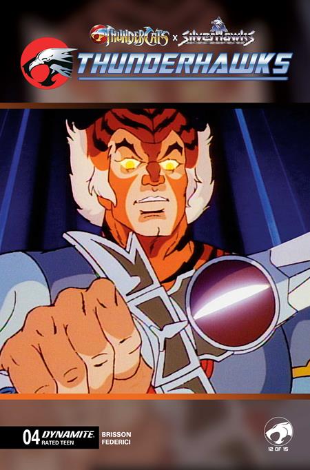 THUNDERCATS X SILVERHAWKS THUNDERHAWKS #4 CVR E ANIMATION ART VAR DYNAMITE Entertainment Ed Brisson Vincenzo Federici Animation Art PREORDER