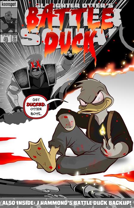 OTTER SQUAD #4 CVR B J HAMMOND GET DUCKED VAR Ex Posse Holdings Matt Fife Matt Rodgers J Hammond PREORDER