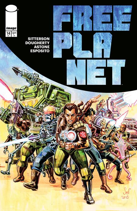 FREE PLANET #14 CVR A JED DOUGHERTY Image Comics Aubrey Sitterson Jed Dougherty Jed Dougherty PREORDER