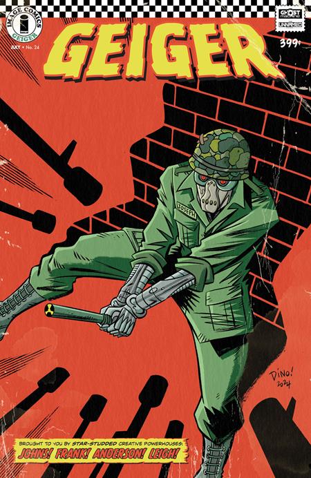 GEIGER #24 CVR C DEAN HASPIEL VAR Image Comics Geoff Johns Gary Frank, Brad Anderson Dean Haspiel PREORDER