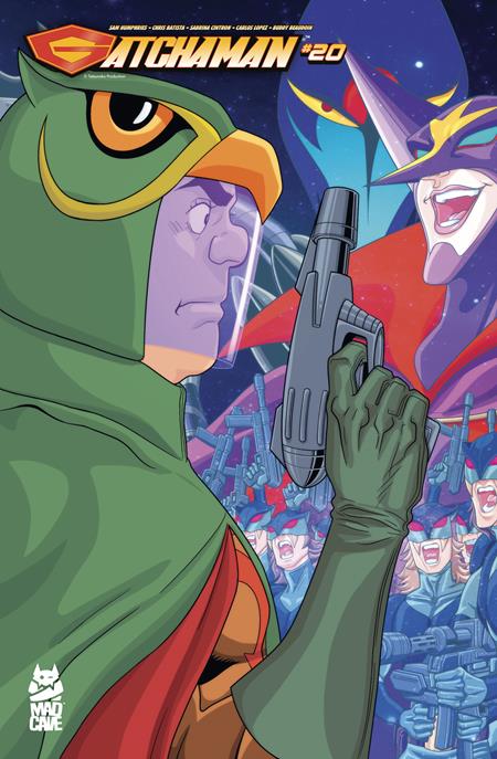 GATCHAMAN #20 CVR B CHRIS BATISTA SABRINA CINTRON CONNECTING VAR Mad Cave Studios Sam Humphries Chris Batista Chris Batista, Sabrina Cintron, Tom Chu PREORDER