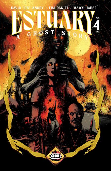 ESTUARY A GHOST STORY #4 (OF 4) CVR A MAAN HOUSE Oni Press Tim Daniel, DB Andry Maan House Maan House PREORDER