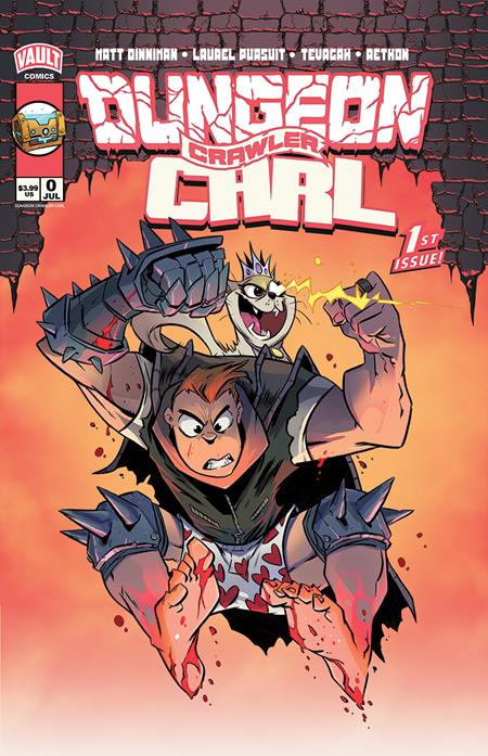 DUNGEON CRAWLER CARL SPECIAL EDITION #0 CVR D BRETT BEAN VAR Vault Comics Matt Dinniman, Tevagah Laurel Pursuit Studio Laurel Pursuit Studio PREORDER