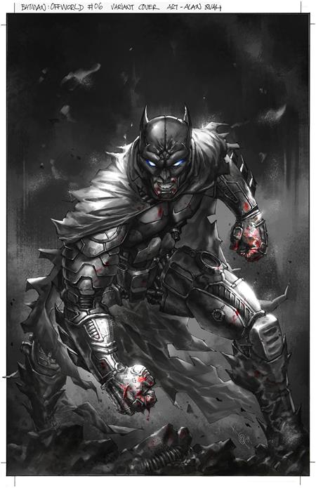 BATMAN OFF-WORLD #6 (OF 6) CVR C INC 1:25 ALAN QUAH CARD STOCK VAR DC Comics Jason Aaron Doug Mahnke, Jaime Mendoza Alan Quah PREORDER