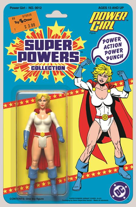 POWER GIRL #12 CVR D JASON GEYER & ALEX SAVIUK DC SUPER POWERS CARD STOCK VAR DC Comics Leah Williams Travis Moore Jason Geyer, Alex Saviuk PREORDER