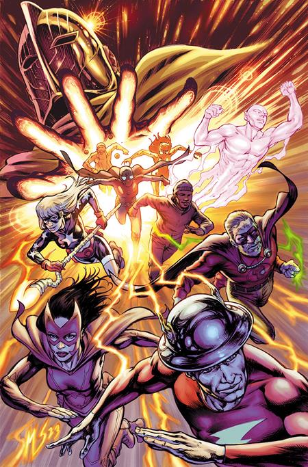 JUSTICE SOCIETY OF AMERICA #12 (OF 12) CVR C MARCO SANTUCCI CARD STOCK VAR DC Comics Geoff Johns Todd Nauck Marco Santucci PREORDER