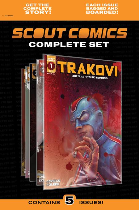 TRAKOVI COMPLETE SET COLLECTORS PACK (MR) Scout Comics Adriean Koleric Adriean Koleric Adriean Koleric & Dave Thomas PREORDER