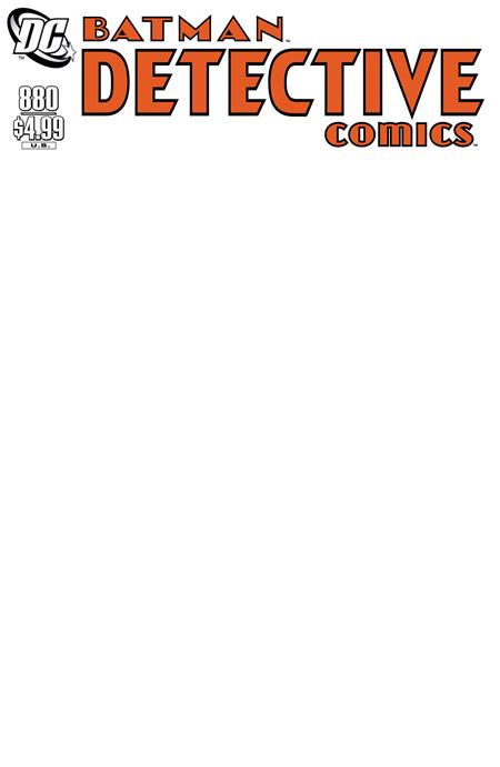 Detective Comics, Vol. 1 880 Comic Facsimile Blank Variant DC Comics 2025
