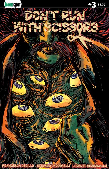 Don't Run With Scissors 3 Comic Lorenzo Scaramella Variant Keenspot Entertainment 2025