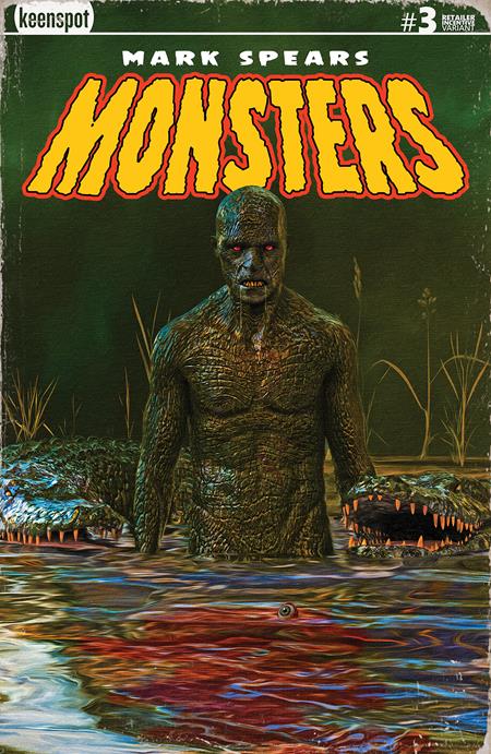 Mark Spears Monsters 3 Comic 1:20 Swamp Things Incentive Keenspot Entertainment 2025
