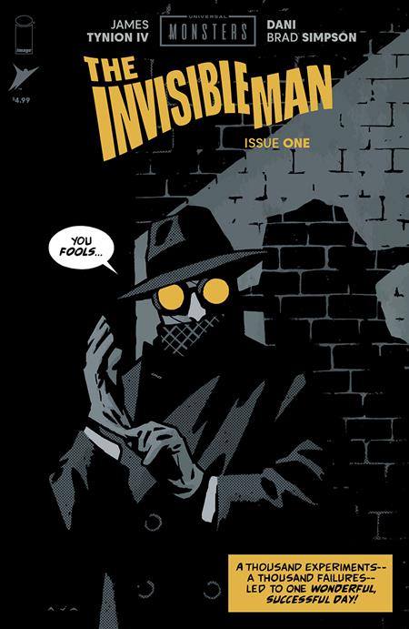 Universal Monsters: The Invisible Man 1 Comic 1:10 David Aja Incentive Image Comics 2025