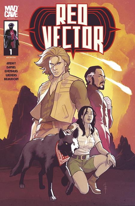 Red Vector 1 Comic Chris Evenhuis Mad Cave 2025