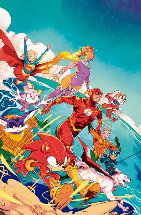 DC X SONIC THE HEDGEHOG METAL LEGION #4 (OF 5) CVR A PABLO M COLLAR DC Comics Adam Bryce Thomas Adam Bryce Thomas Pablo M. Collar PREORDER