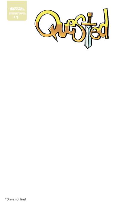 QUESTED #1 (OF 3) CVR D BLANK SKETCH VAR Massive Publishing Michael Calero Kit Wallis Blank PREORDER
