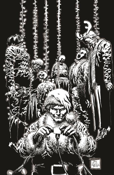 SILENT NIGHT DEADLY NIGHT DARK WINTER #2 (OF 2) CVR E ROY ALLAN MARTINEZ B&W LIMITED EDITION VAR (MR) Prana Publishers S.A. Check, James Kuhoric Puis Calzada Roy Allan Martinez PREORDER