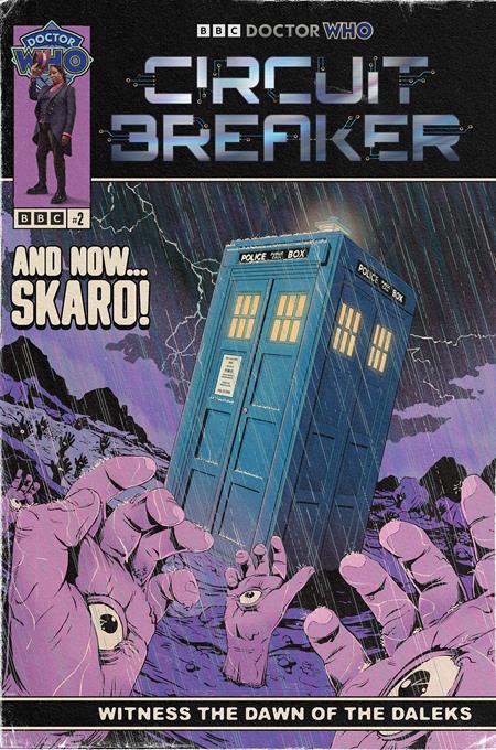 DOCTOR WHO CIRCUIT BREAKER #2 (OF 2) CVR D FLOPS DALEK TAKEOVER CARDSTOCK VAR Titan Comics Dan Watters, Dulce M. Montoya Roberta Ingranata, Sami Kivelä, Valentina Bianconi Flops PREORDER