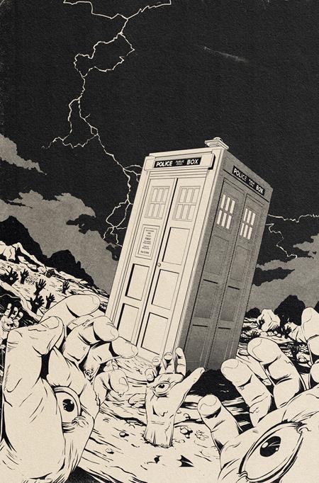 DOCTOR WHO CIRCUIT BREAKER #2 (OF 2) CVR E FLOPS DALEK TAKEOVER COLOR YOUR OWN CARDSTOCK VAR Titan Comics Dan Watters, Dulce M. Montoya Roberta Ingranata, Sami Kivelä, Valentina Bianconi Flops PREORDER