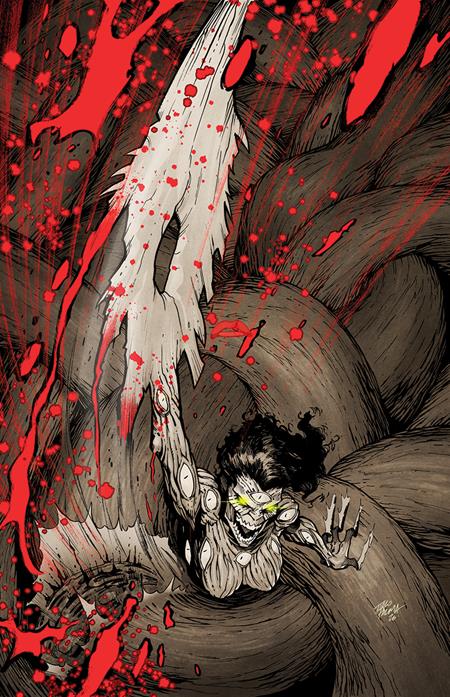 EXCOMMUNICATED #4 CVR D INC 1:30 TIAGO PALMA B&W FULL ART VAR Vault Comics Jeremy Robinson Tiago Palma Tiago  Palma PREORDER