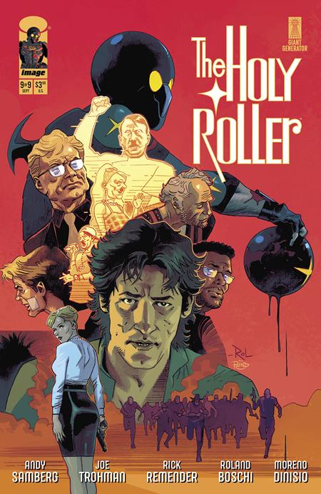 HOLY ROLLER #9 (OF 9) CVR A ROLAND BOSCHI & MORENO DINISIO Image Comics Rick Remender, Andy Samberg, Joe Trohman Roland Boschi, Moreno Dinisio Roland Boschi, Moreno Dinisio PREORDER