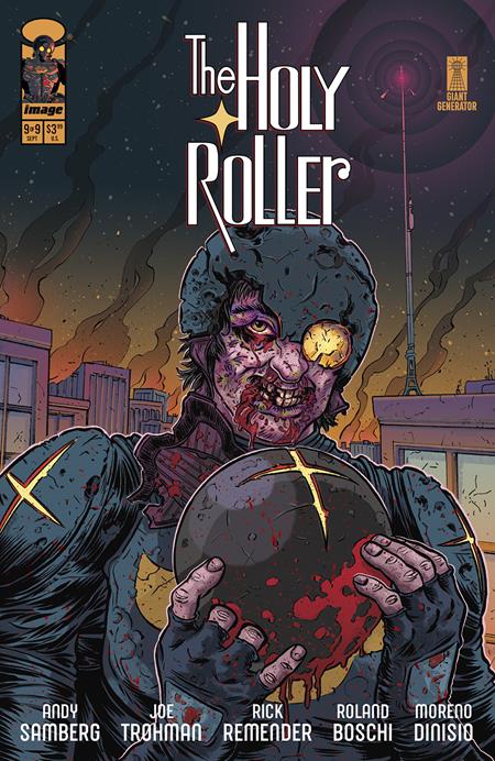 HOLY ROLLER #9 (OF 9) CVR B INC 1:10 HARPER JATEN VAR Image Comics Rick Remender, Andy Samberg, Joe Trohman Roland Boschi, Moreno Dinisio Harper Jaten PREORDER