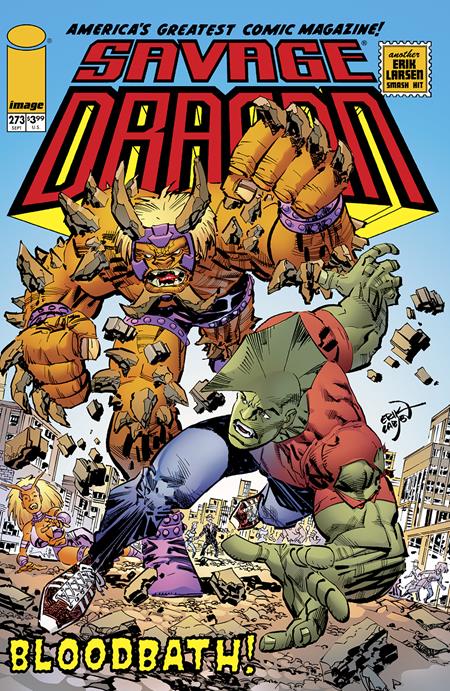 SAVAGE DRAGON #273 CVR A ERIK LARSEN (MR) Image Comics Erik Larsen Erik Larsen Erik Larsen PREORDER