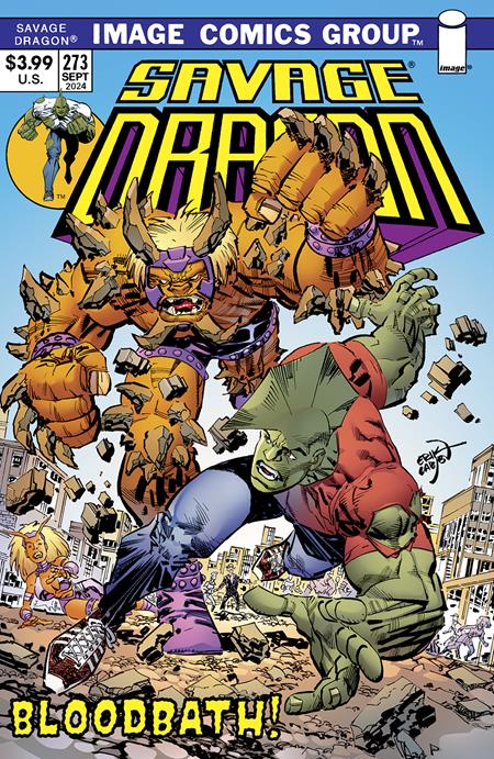 SAVAGE DRAGON #273 CVR B ERIK LARSEN 70S TRADE DRESS VAR (MR) Image Comics Erik Larsen Erik Larsen Erik Larsen PREORDER