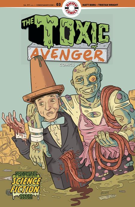 The Toxic Avenger Comics 3 Comic 1:3 Matt Bors Incentive Ahoy Comics 2025