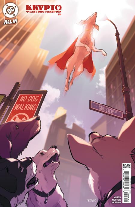 Krypto: The Last Dog of Krypton 4 Comic Karl Kerschl Variant DC Comics 2025