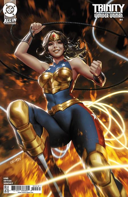 Trinity: Daughter of Wonder Woman 4 Comic Derrick Chew Variant DC Comics 2025