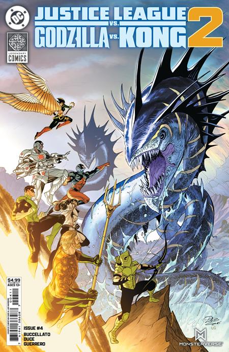 Justice League vs. Godzilla vs. Kong 2 4 Comic Christian Duce DC Comics 2025