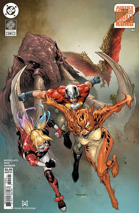 Justice League vs. Godzilla vs. Kong 2 4 Comic Sephen Segovia Variant DC Comics 2025