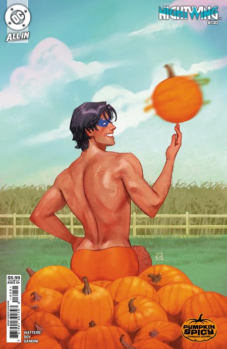 Nightwing, Vol. 4 130 Comic Kevin Wada Pumpkin Spicy Variant DC Comics 2025