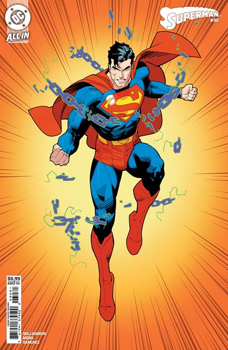 Superman, Vol. 6 30 Comic Dan Mora Corner Box Variant DC Comics 2025